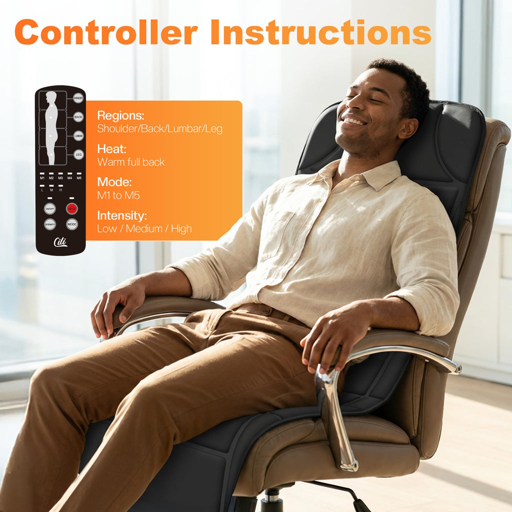 Full Body Massage Mat with Heat G163394