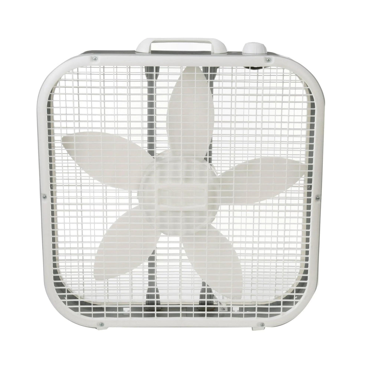 20" White Box Fan with 3 Speeds Q99453