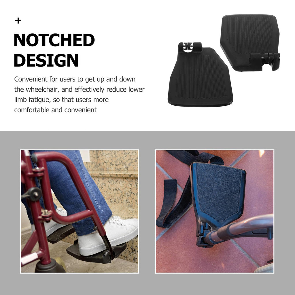 Heavy Duty Plastic Wheelchair Footrests N8128
