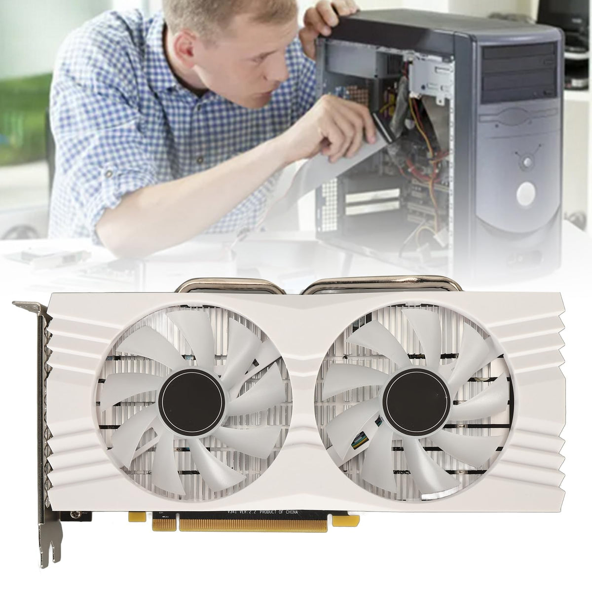 8GB GDDR5 RX 580 Graphics Card with Cooling Fans Y8852