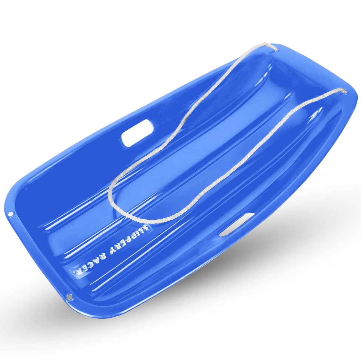 Kids Plastic Toboggan Snow Sled with Pull Rope 2 Pack O2310