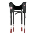 Leather Suspenders with Pockets B452