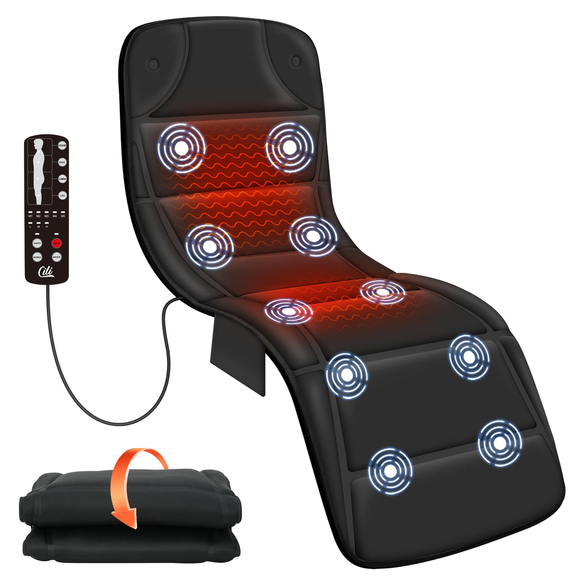 Full Body Massage Mat with Heat G163394