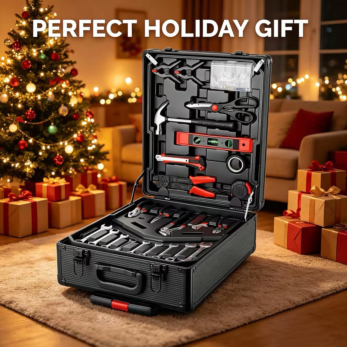 799pcs Aluminum Trolley Case Tool Set Silver K13686