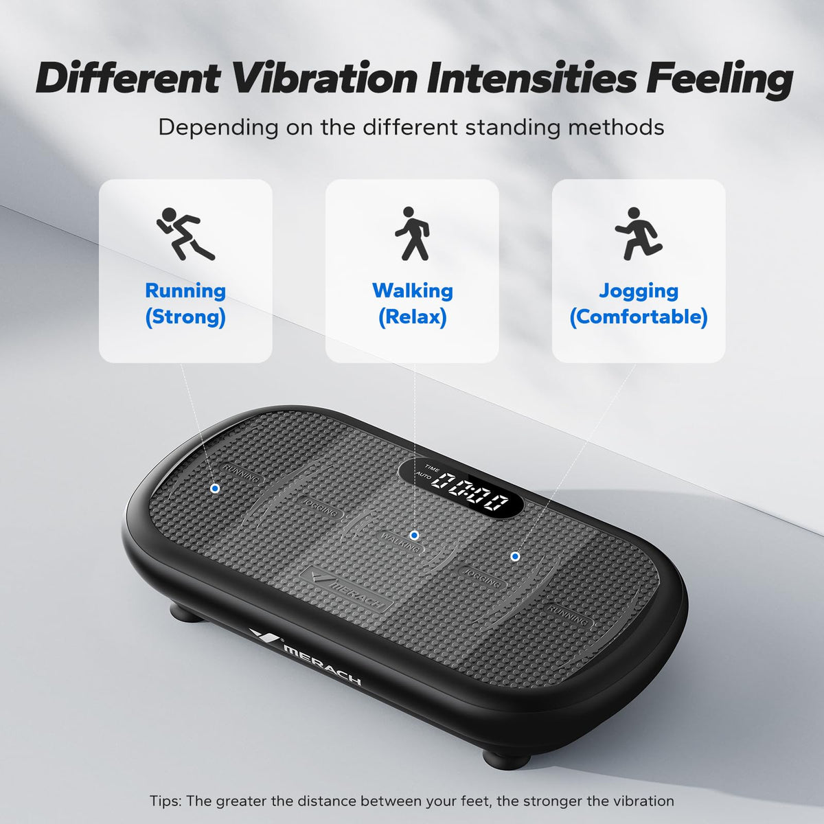 Vibration Plate Exercise Machine with 440lbs Capacity C59753