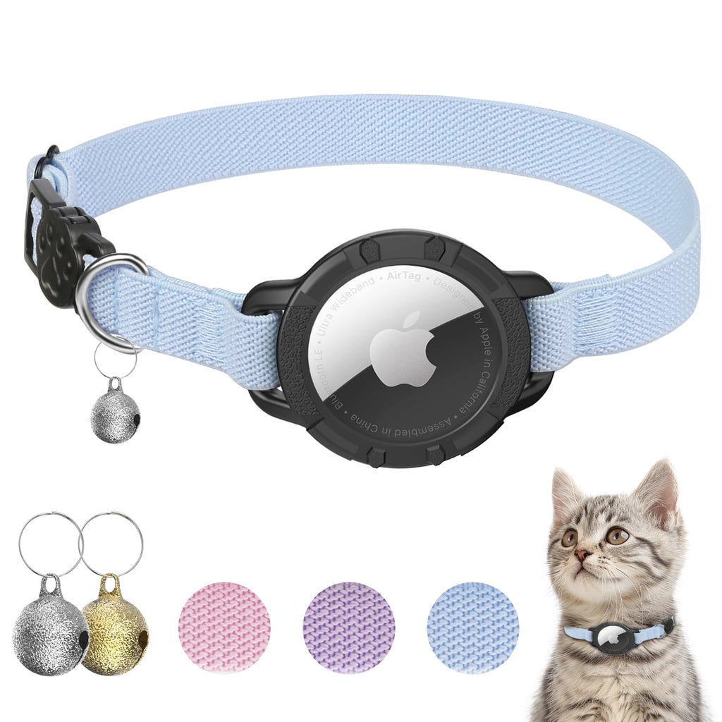 Cat Collar with AirTag Holder and Bell G46067