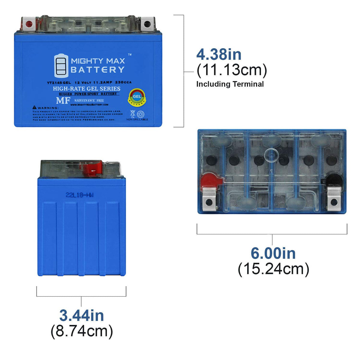 12V 11.2Ah Gel Battery V37782