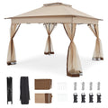 11x11 Pop Up Gazebo with Mosquito Netting Q9092
