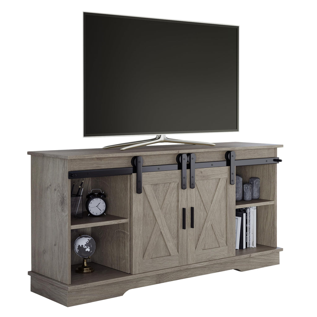 65-Inch TV Stand with Sliding Barn Doors L975928