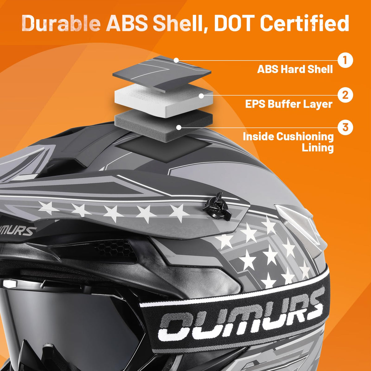 DOT Approved Full Face Motocross Helmet S311269