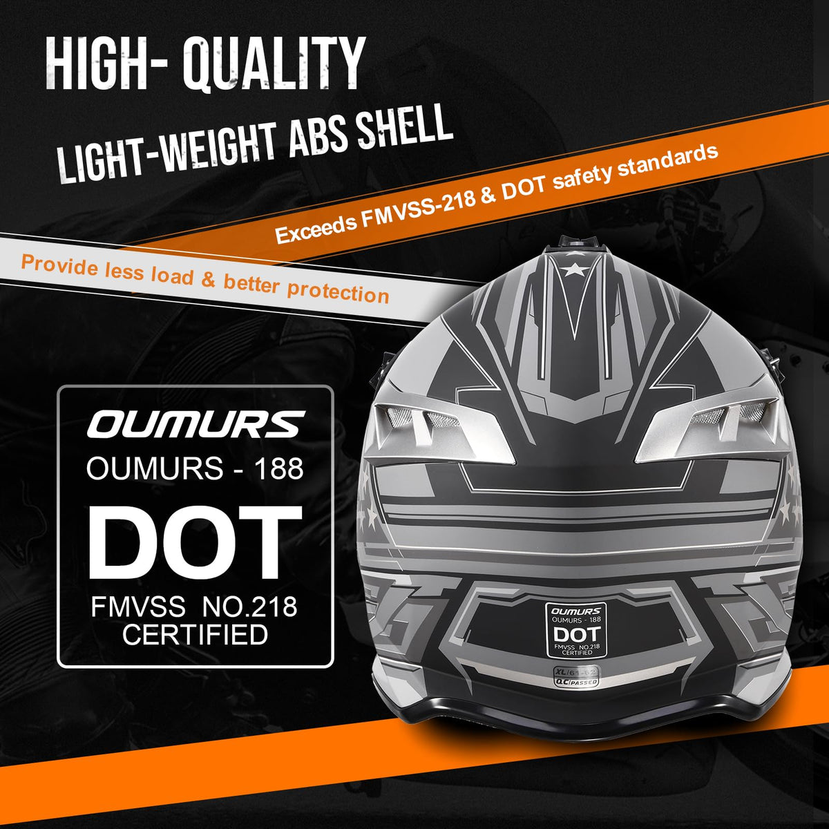 DOT Approved Full Face Motocross Helmet S311269