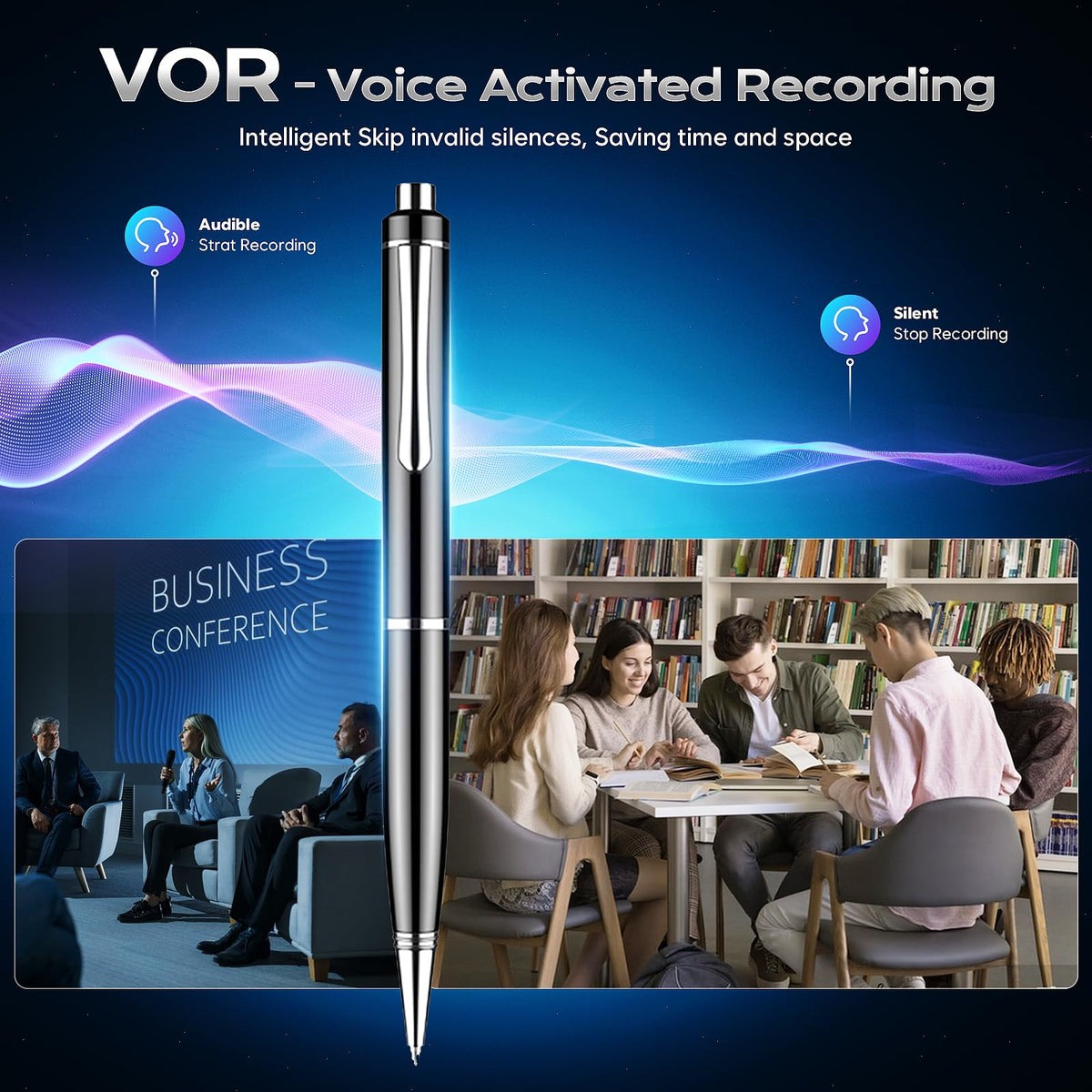 64GB Digital Voice Recorder W301