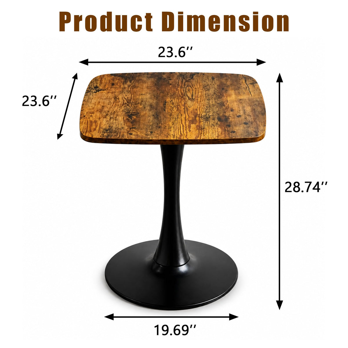 24" Square Dining Table for 2 G70701