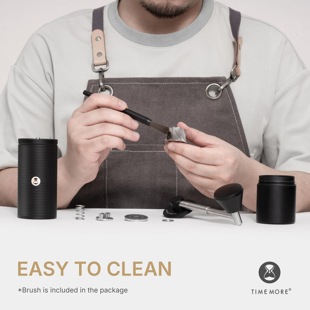 Manual Coffee Grinder 50 Adjustable Settings 42mm Stainless Steel Burr 30g Capacity B327707