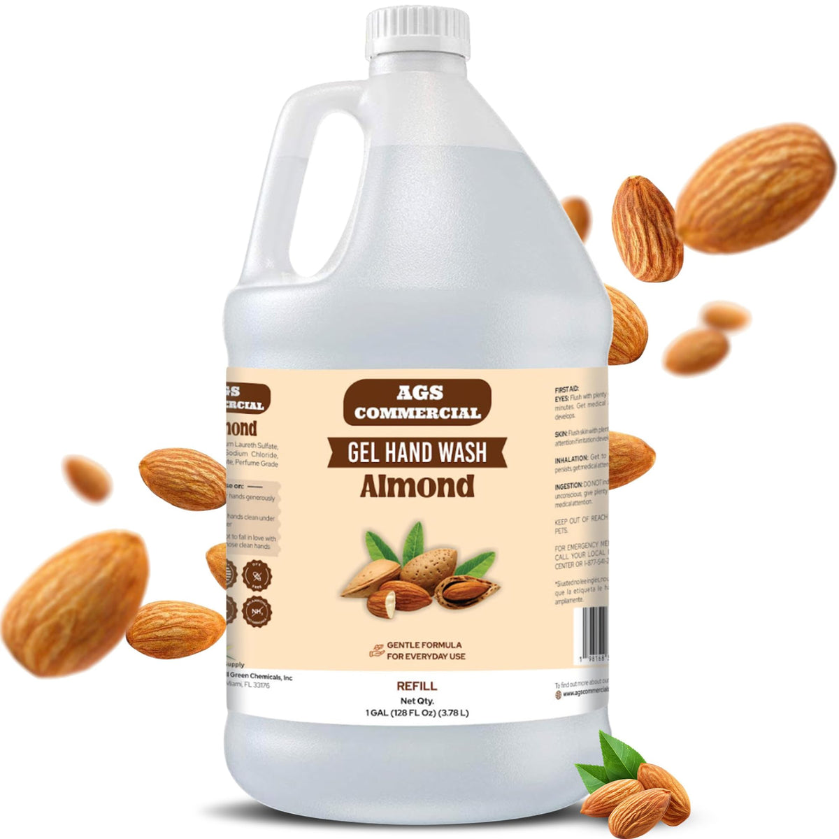 Almond Liquid Hand Soap Refill 1 Gallon F787213