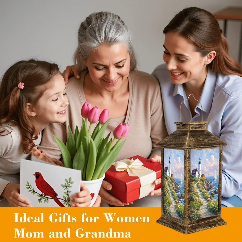 Solar Lantern Outdoor Waterproof LED Solar Lights Hanging Tabletop Lamp I732661