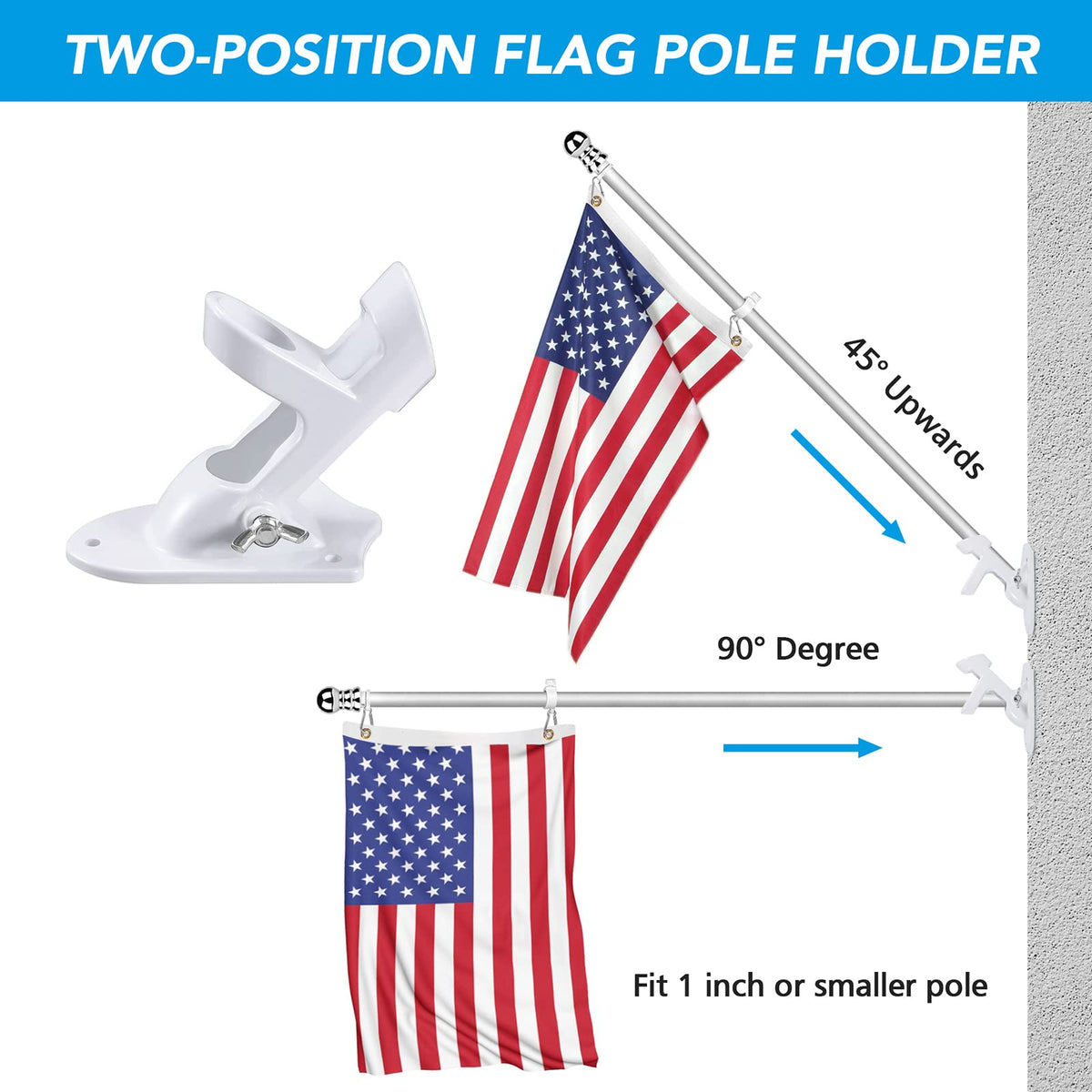 6FT Aluminum Spinning Flag Pole L6031