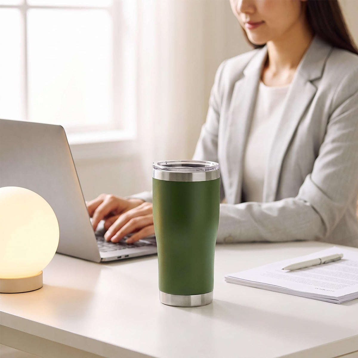 20 oz Stainless Steel Vacuum Insulated Tumbler with Lid M983
