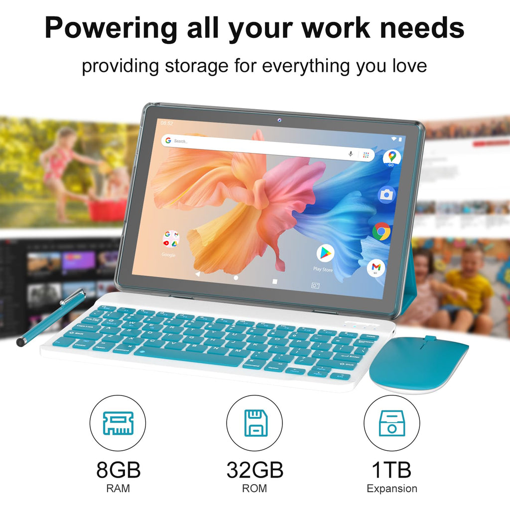 10 inch 2 in 1 Tablet with Keyboard Case P93256