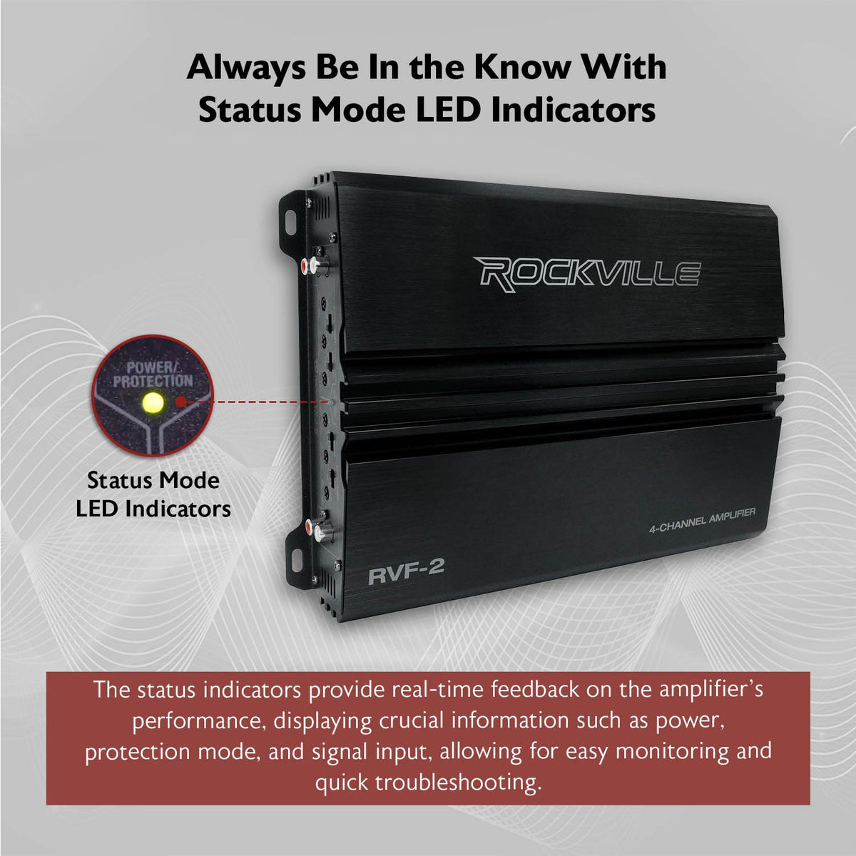 4 Channel Car Stereo Amplifier E5068