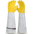 Long Leather Gardening Gloves with Adjustable Cuff T28483