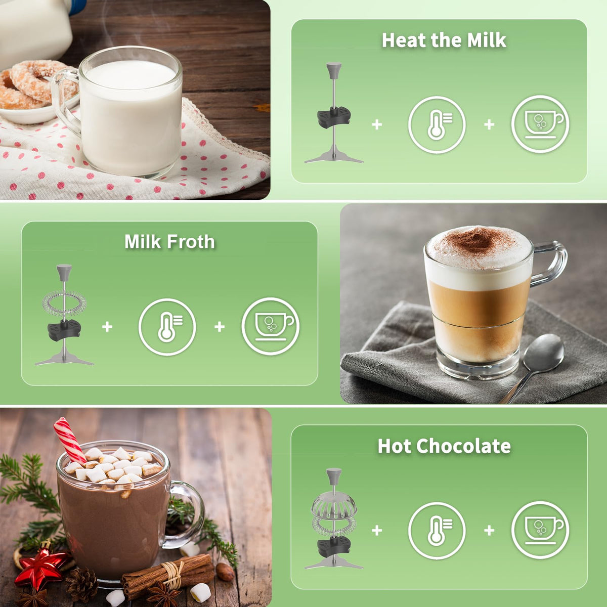 Milk Frother and Steamer 21oz/600mL B40654