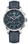 Men's Quartz Chronograph Watch, 100M Water Resistant Stainless Steel, Sapphire Glass, Nylon Strap P269645