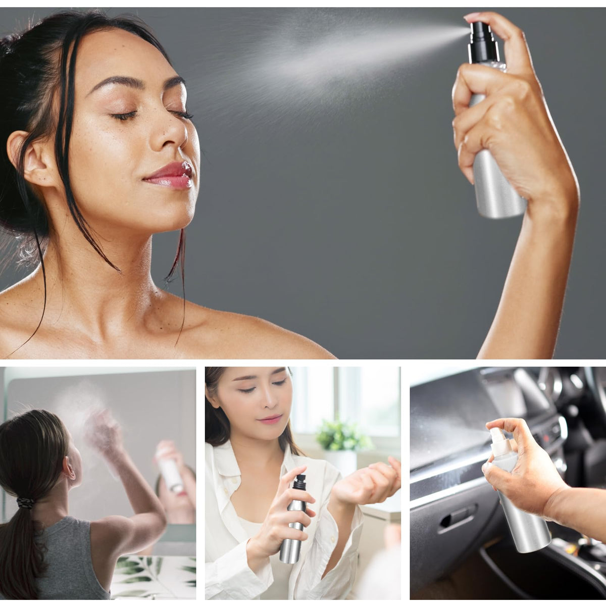 80ml Aluminum Fine Mist Spray Bottles Y110