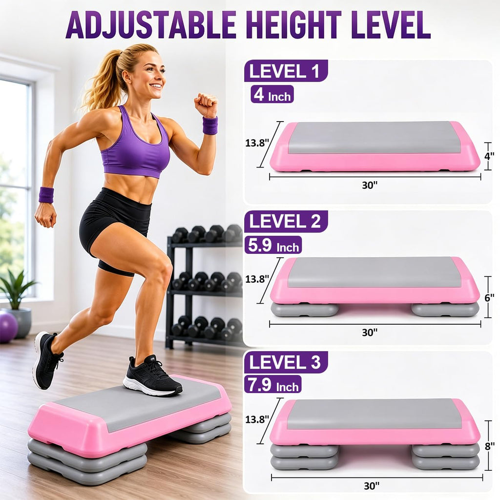 Height Adjustable Aerobic Step Platform O2411