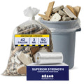 Clear Heavy Duty 42 Gallon Trash Bags 50 Count T6211