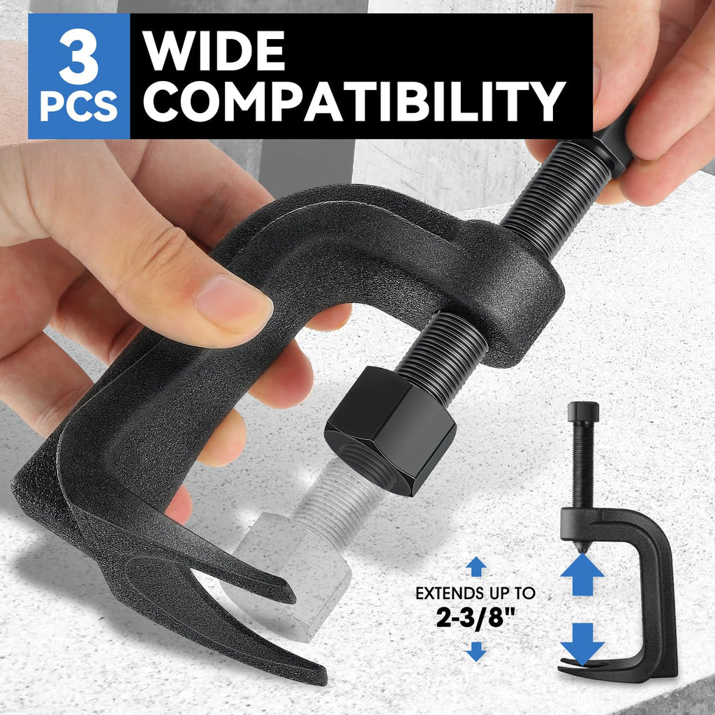 Ball Joint Removal Tool Set with C-Frame U-Joints E3064