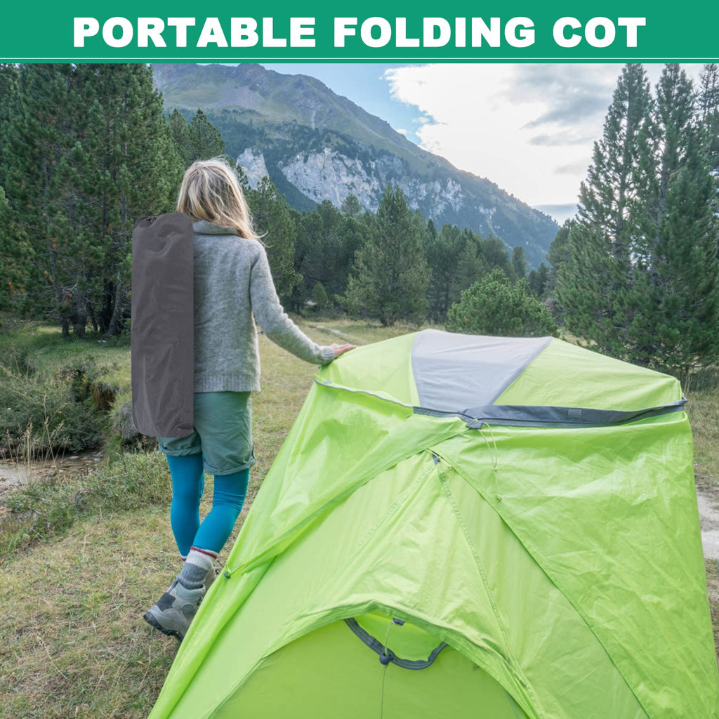 Folding Double Layer Oxford Camping Cot U685