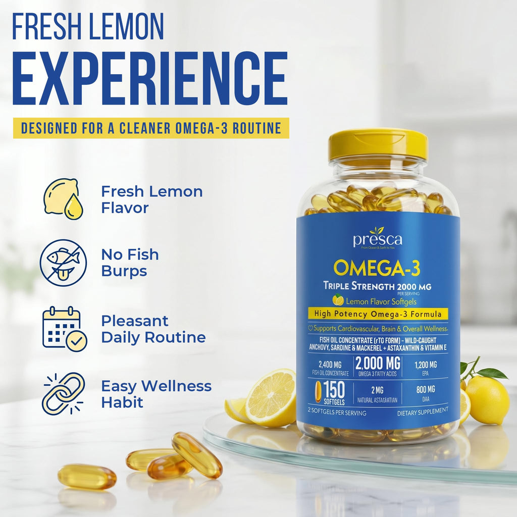 Omega 3 Fish Oil 2400mg 150 Softgels H981