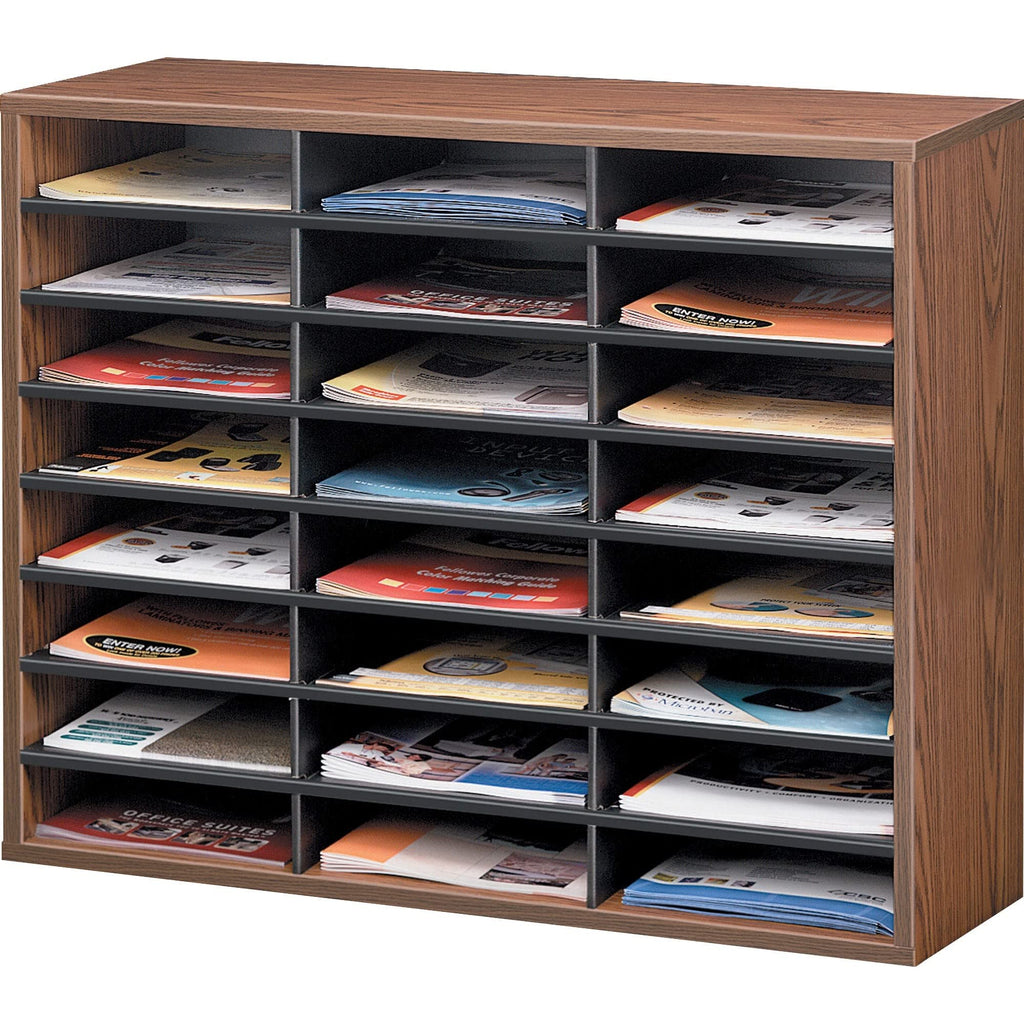 24-Compartment Letter Size Literature Organizer D127