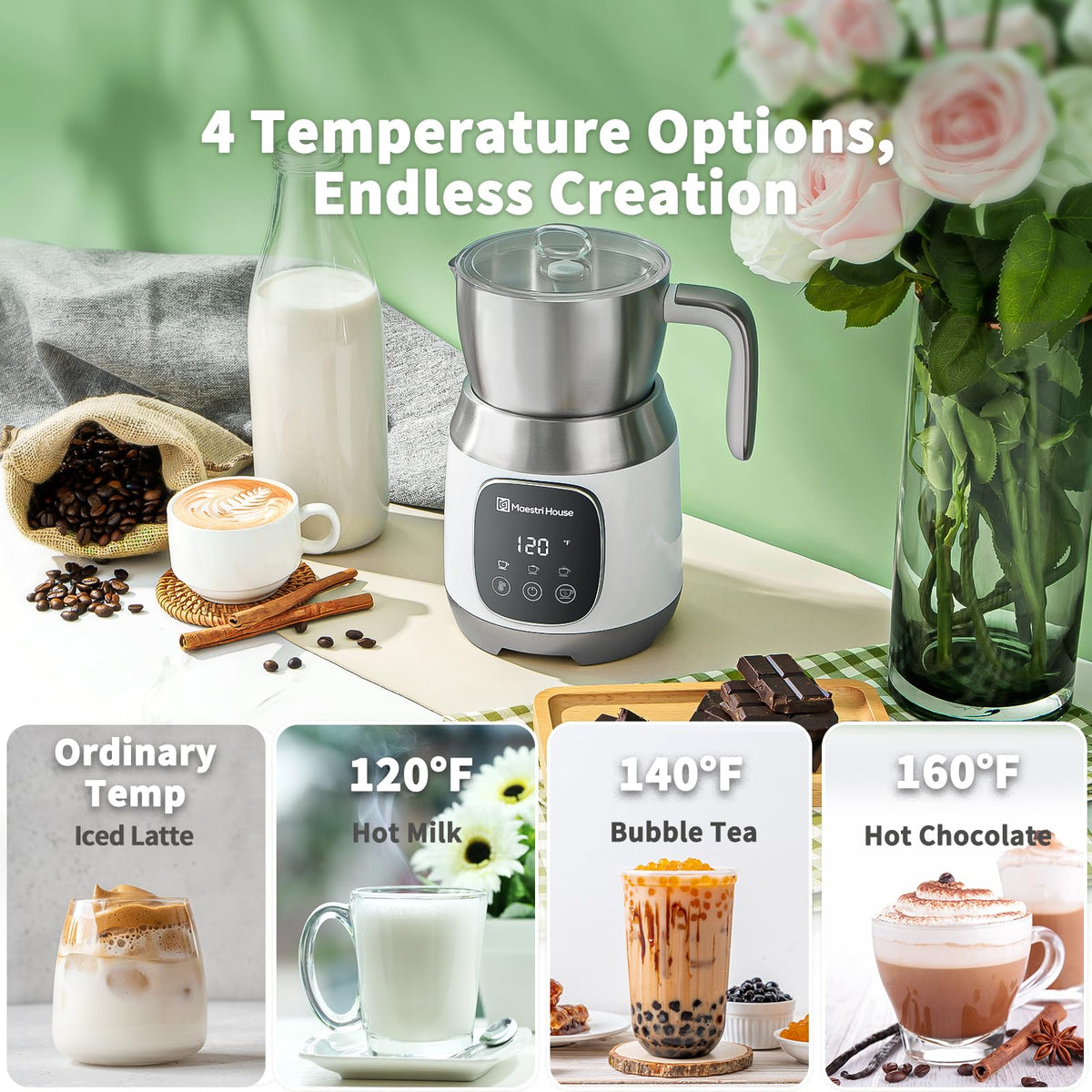 Milk Frother and Steamer 21oz/600mL B40654