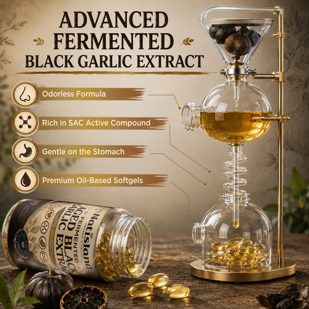 Odorless Black Garlic Extract Softgels K72175