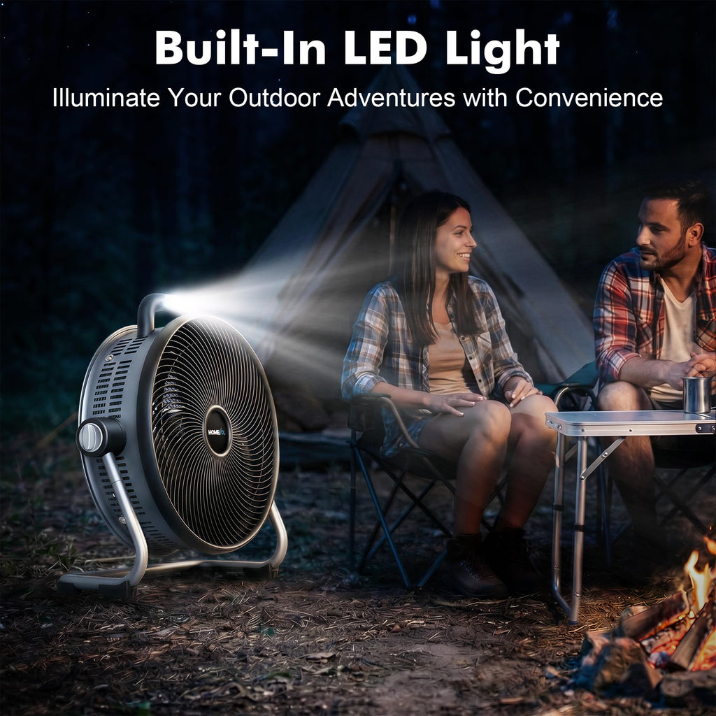 20 Inch Cordless Rechargeable Battery Powered Floor Fan V579