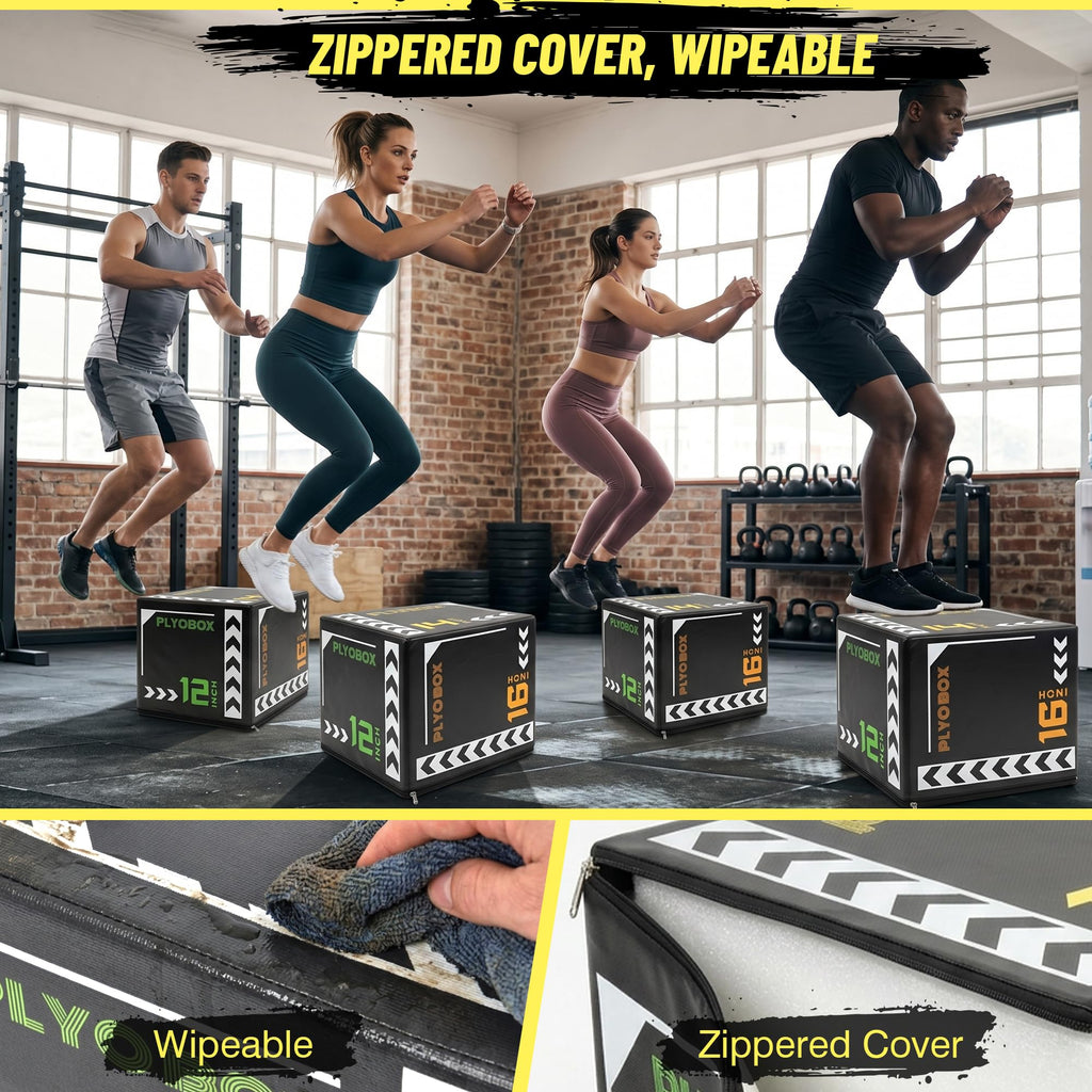3-in-1 Foam Plyometric Jump Box R2316