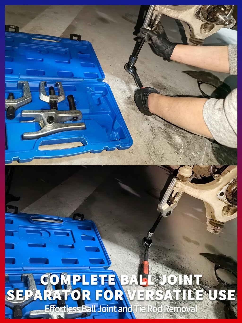 5 PCS Ball Joint Separator Front End Service Tool Kit Y898