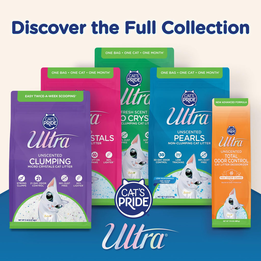 Fragrance Free Clumping Micro Crystals Litter 15lb Y341089