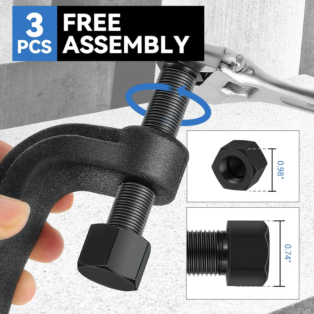 Ball Joint Removal Tool Set with C-Frame U-Joints E3064