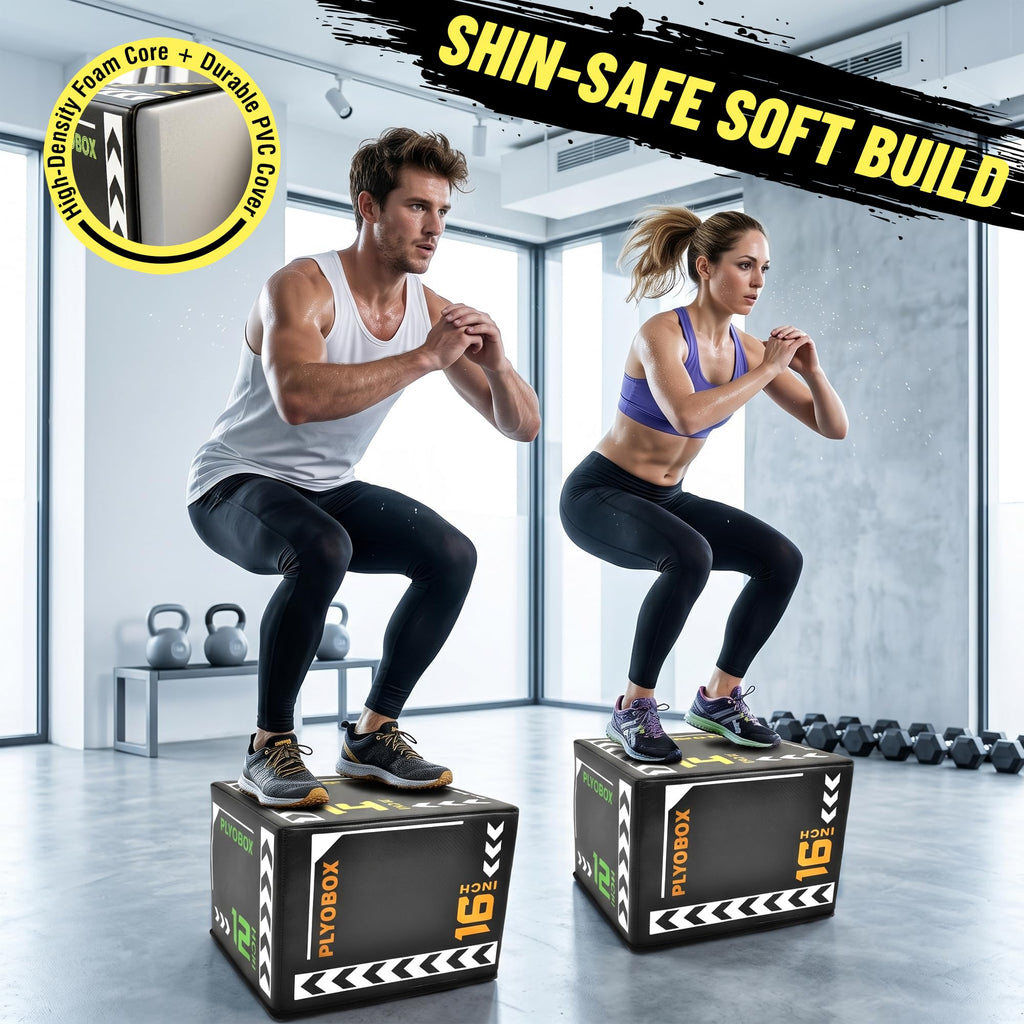 3-in-1 Foam Plyometric Jump Box R2316