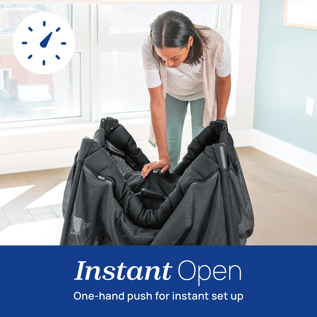 Instant Setup Playard with Bassinet and Carry Bag H425202
