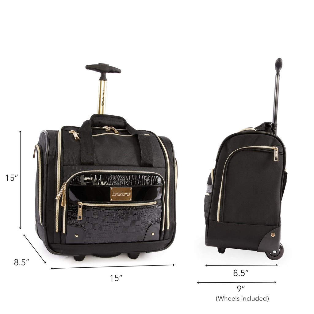 Croc Black Wheeled Under The Seat Carry On Bag B45230