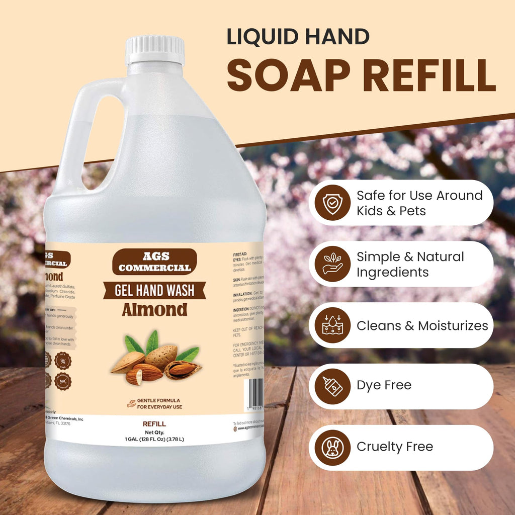 Almond Liquid Hand Soap Refill 1 Gallon F787213