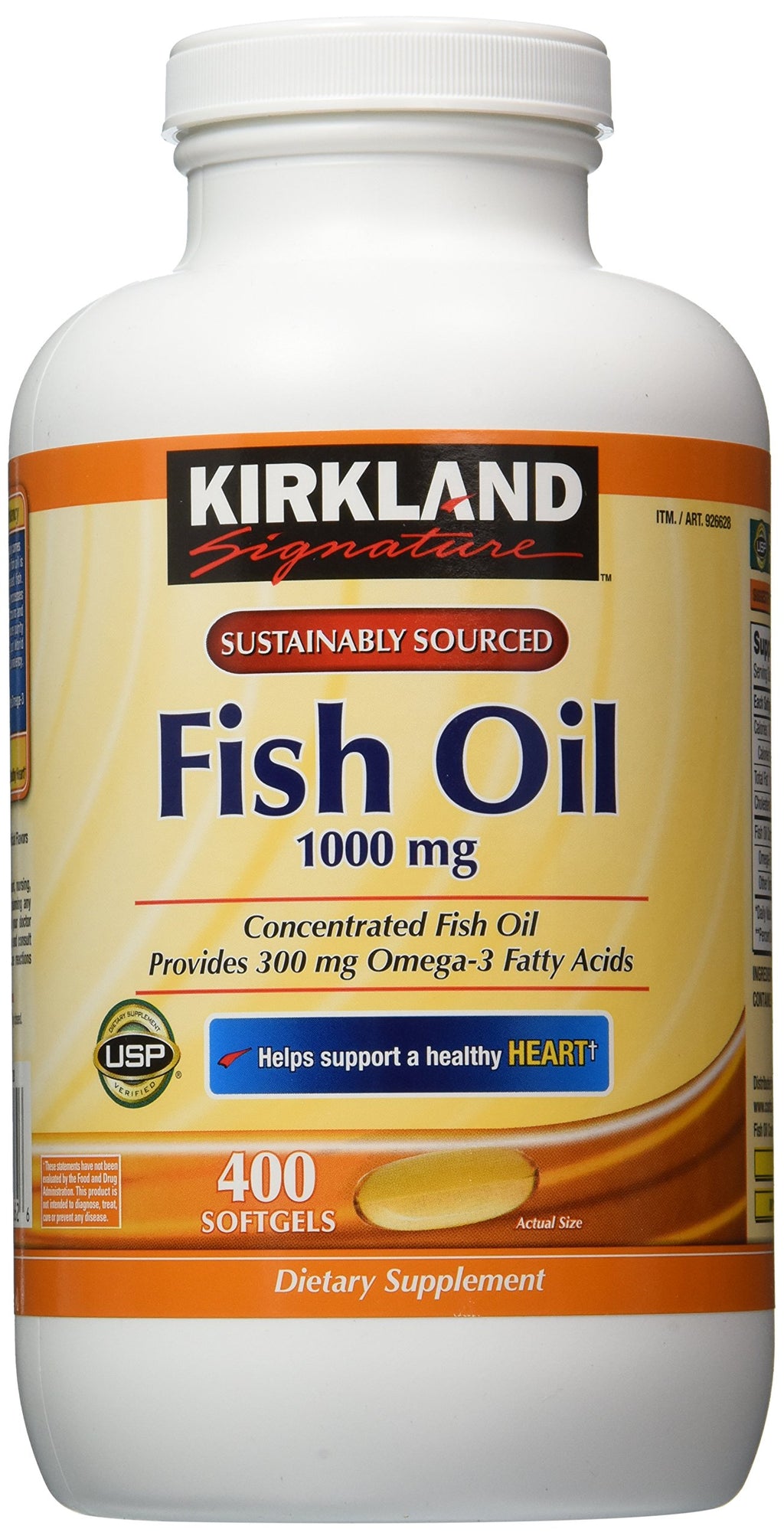 Omega-3 Fish Oil Concentrate 400 Softgels J438822