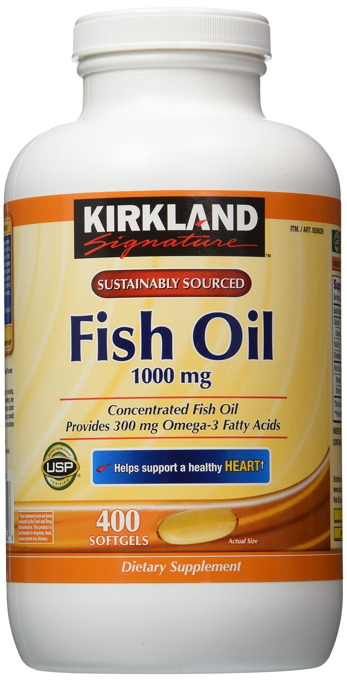 Omega-3 Fish Oil Concentrate 400 Softgels J438822