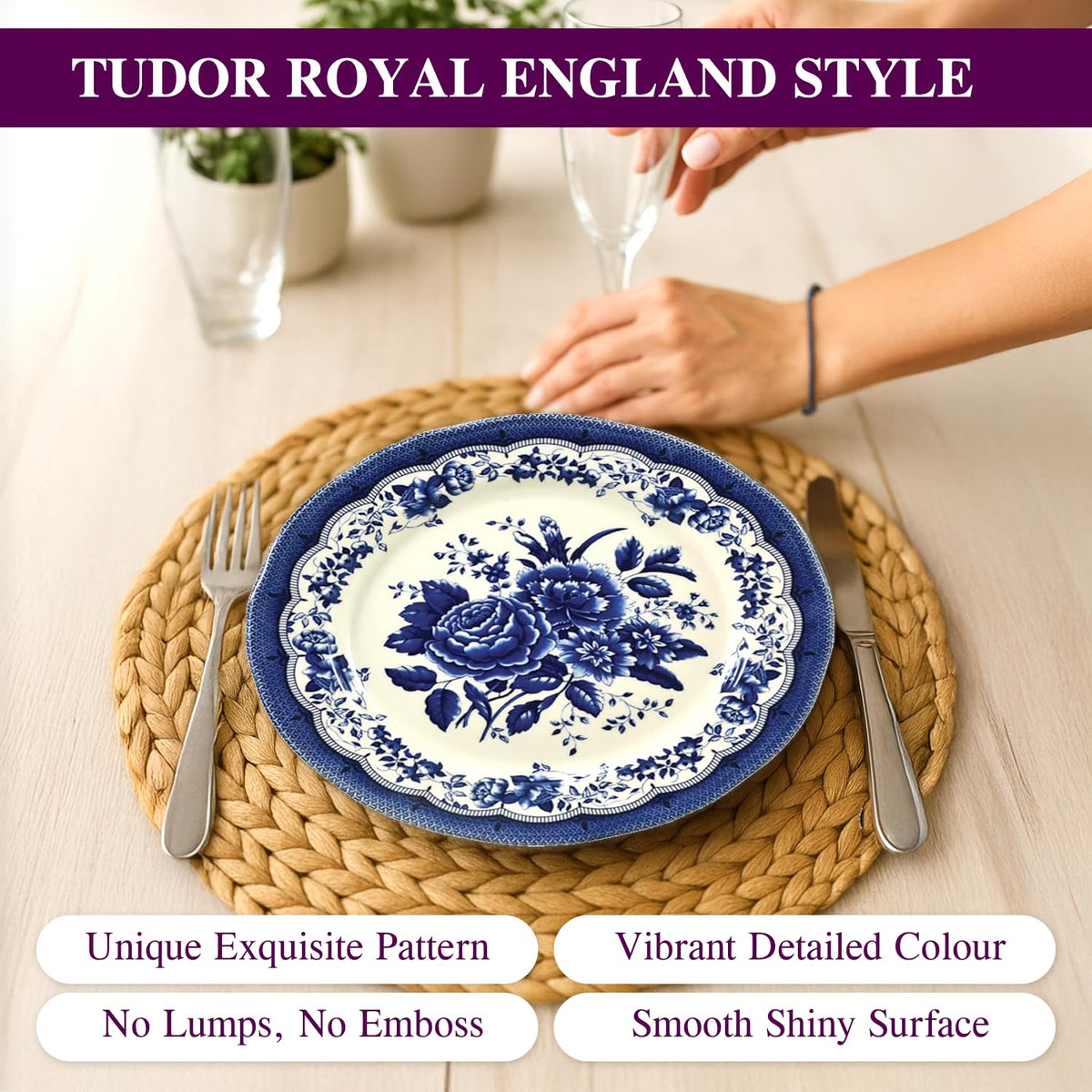 12-Piece Porcelain Dinnerware Set A5423