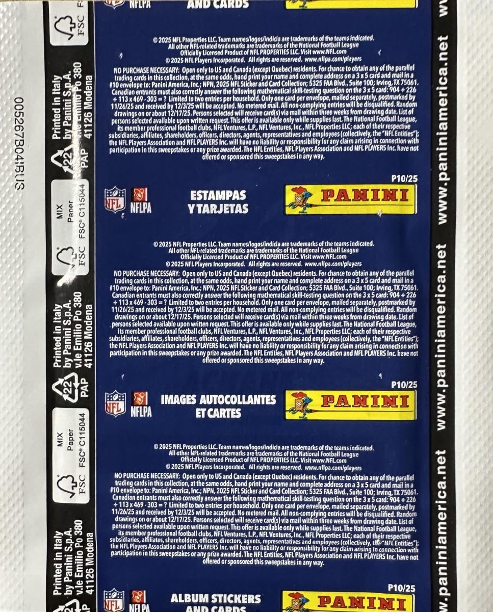 Football Sticker and Card Collection 5 Sealed Packs D364