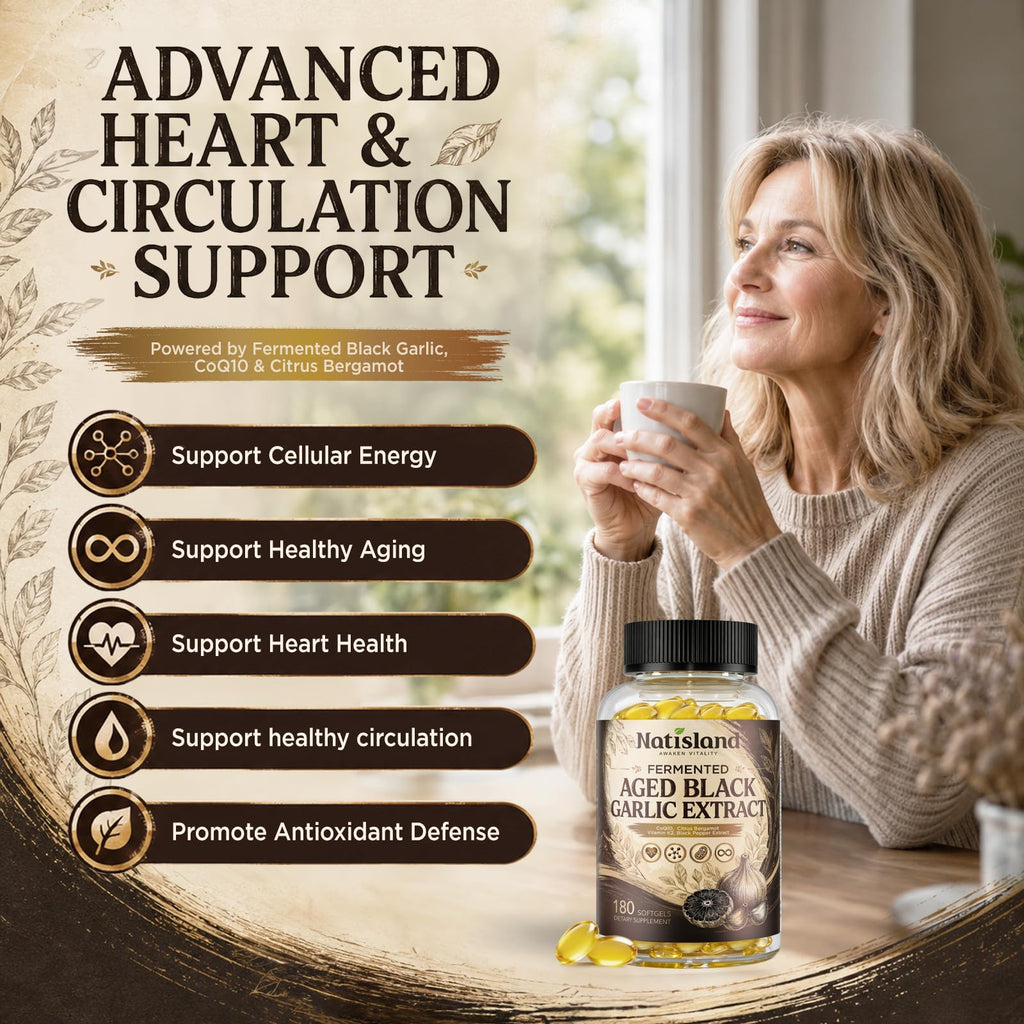Odorless Black Garlic Extract Softgels K72175